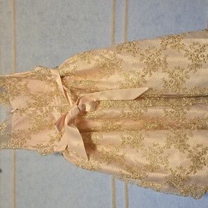 American Princess Pink and Gold Formal Dress